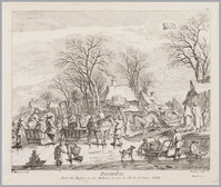 KG 13806
<br/>
De twaalf maanden van het jaar, december
<br/>
<em>Weirotter, François Edmund (1730-1771)</em>